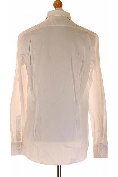 van Laack Pánská bavlněná košile dlouhý rukáv bílá elegantní business regular fit Velikost M | van Laack | obrázek 2