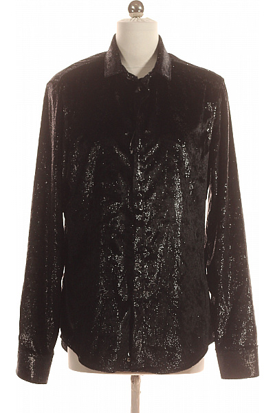 Pánská Košile Černá ARMANI Outlet Vel. 38