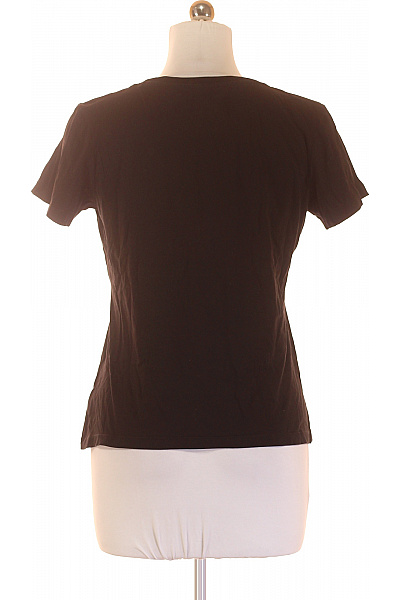 Dámské Tričko s Potiskem Černé Calvin Klein Vel. L