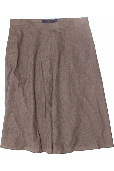 Ralph Lauren Dlouhá  Sukně Vlněná Šedá Second hand