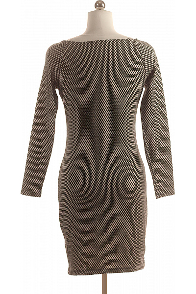 MANGO Šaty Černobílé Vel. S