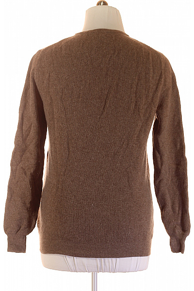 Pánský Pulovr Vlněný Hnědý