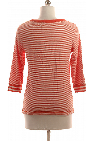 Dámské Tričko s Potiskem Oranžové BONITA Second hand Vel. S