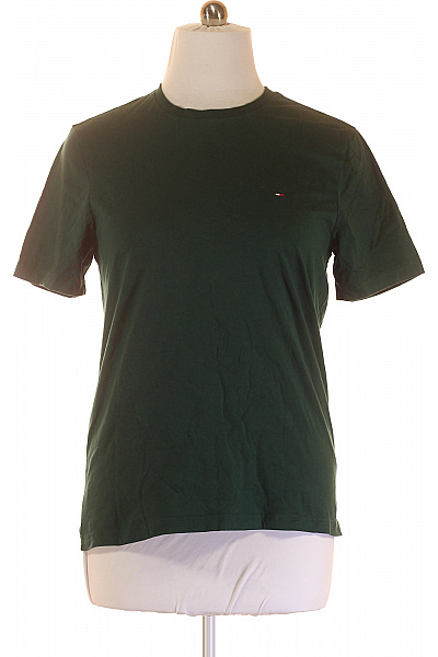 Pánské Tričko Zelené TOMMY HILFIGER Vel. L