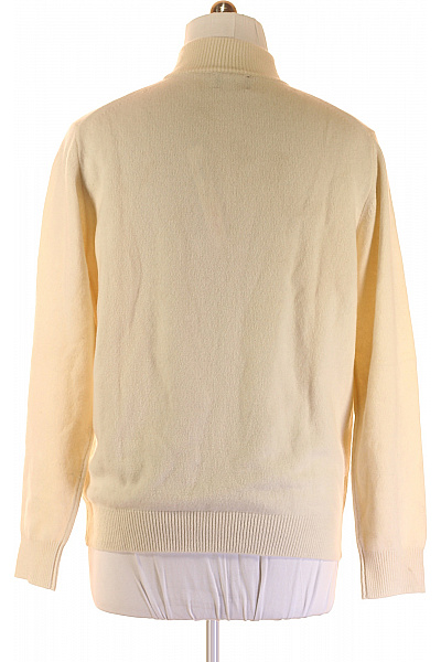 HACKETT Pánský Rolák Vlněný Bílý Vel. XL