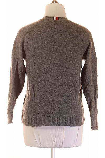 Dámský Svetr Vlněný Šedý TOMMY HILFIGER Vel. XXL