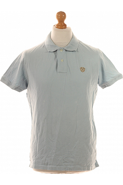 VERSACE Pánské Tričko Modré Vel. M