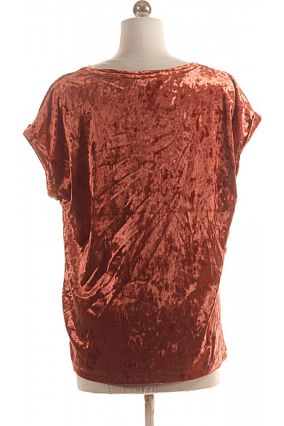 Jednoduché Dámské Tričko Červené LINDEX Second hand