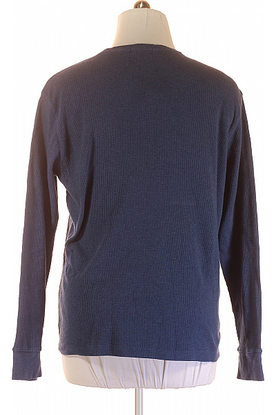 Jednoduché Pánské Tričko Modré Ralph Lauren Vel. XL