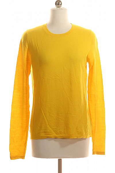 Dámský Svetr Kašmírový Žlutý HUGENBERG Vel. S