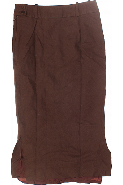 PATRIZIA  PEPE Balonová Sukně Vlněná Hnědá Vel. 40