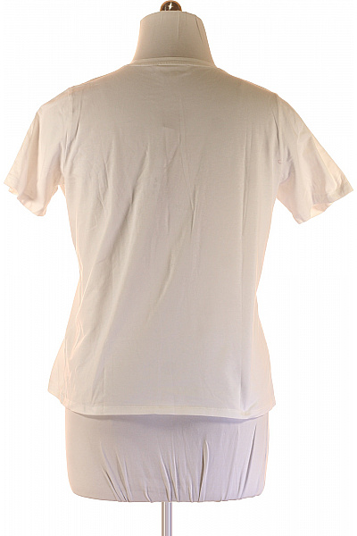 MICHAEL KORS Dámské Tričko s Potiskem Bílé Second hand Vel. L | MICHAEL KORS | obrázek 2