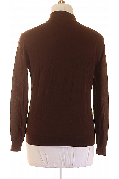 Pánský Svetr Vlněný Hnědý Vel. L