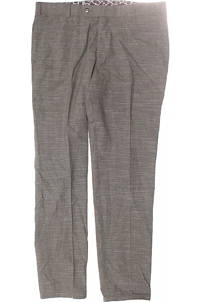 Pánské Kalhoty Vlněné Zelené Second hand Vel. 54