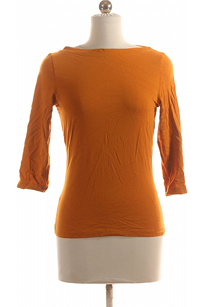 VERO MODA Jednoduché Dámské Tričko Hnědé Second hand Vel. S