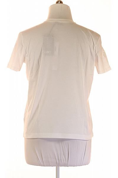 DIESEL Dámské Tričko s Potiskem Bílé | DIESEL | obrázek 3