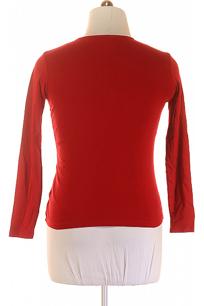 Jednoduché Dámské Tričko Červené Esprit Vel. L