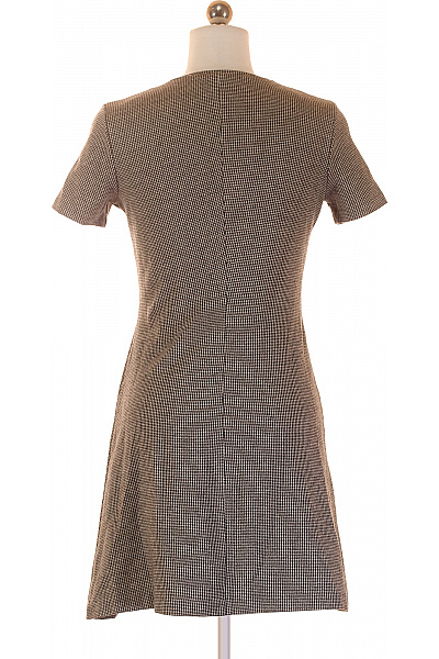 MANGO Tričkové  Šaty Černobílé Second hand Vel. XS | MANGO | obrázek 3