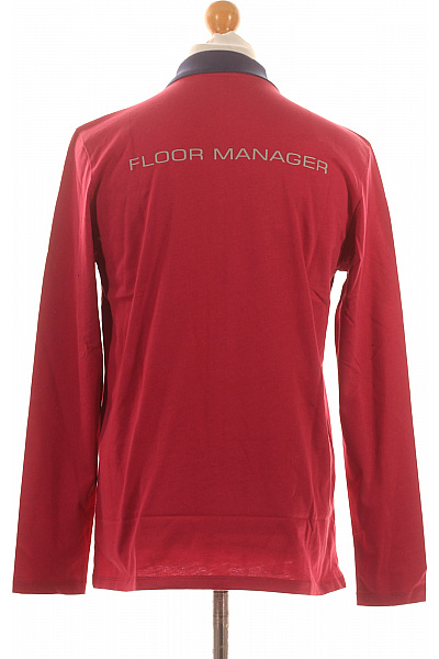 Jean Biani Pánské Tričko Červené Vel. M | Jean Biani | obrázek 3