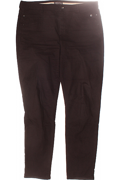 NILE Pánské Kalhoty Rovné Černé Vel. XL