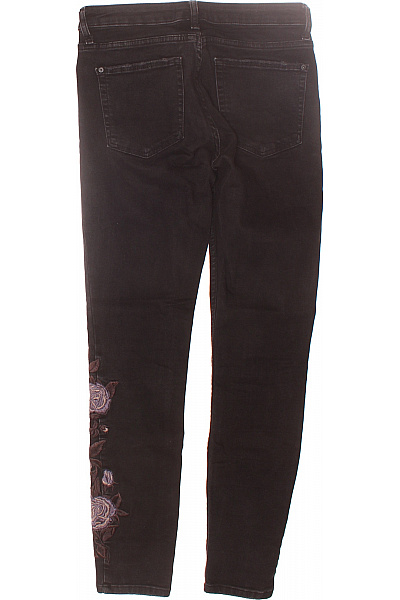 MANGO Boyfriend Dámské Džíny Černé Second hand Vel. 38