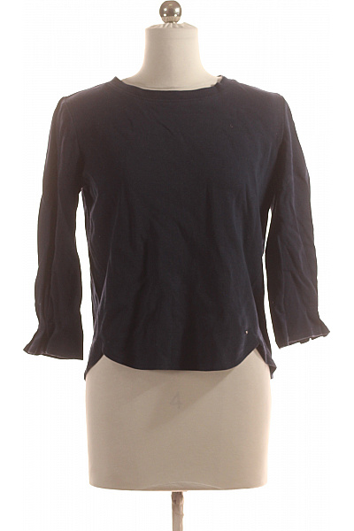 TOM TAILOR  Halenka Jednobarevná Modrá Vel. XS