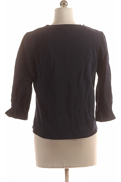 TOM TAILOR  Halenka Jednobarevná Modrá Vel. XS