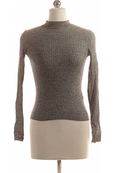 Dámský Svetr Šedý Bershka Second hand Vel. S