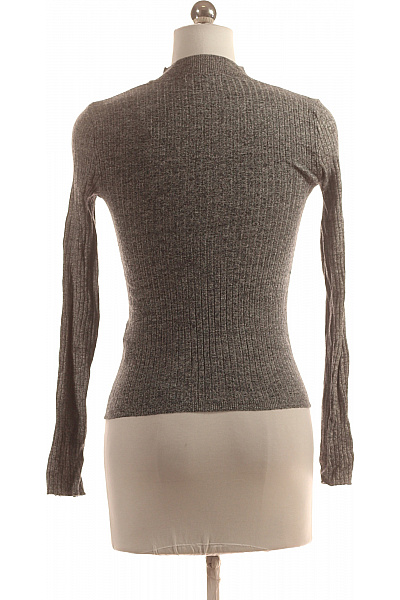 Dámský Svetr Šedý Bershka Second hand Vel. S