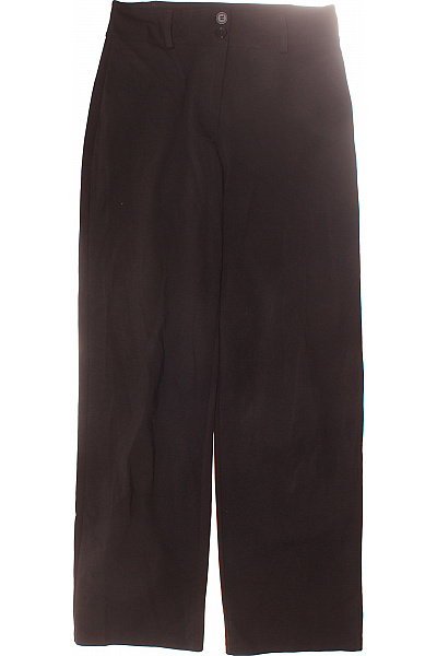 Dámské Kalhoty Rovné Černé Vel. 34