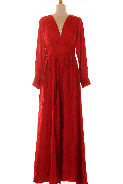 Šaty Červené Second Hand Vel. 44