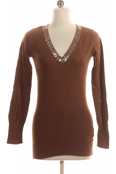Melrose Dámský Pulovr Hnědý Vel. 32