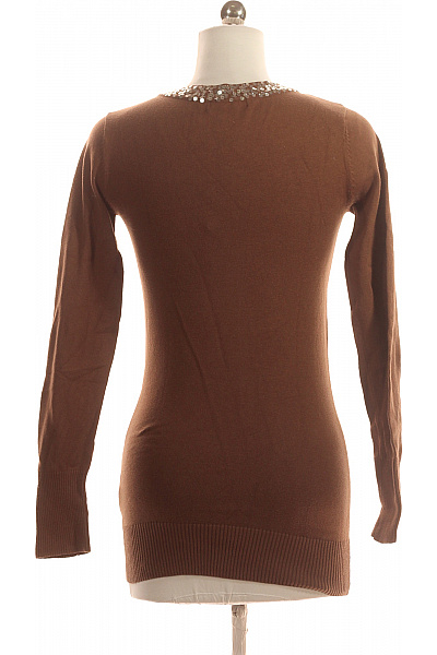 Melrose Dámský Pulovr Hnědý Vel. 32