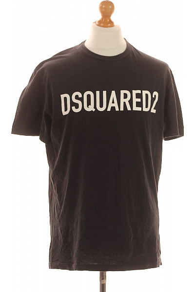 Pánské Tričko s Potiskem Černé Dsquared2 Vel. L | Dsquared2 | obrázek 2