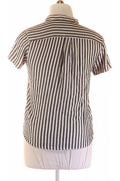 Pánská Košile Černobílá Vel. M