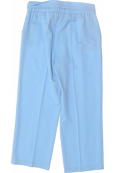 Dámské Kalhoty Rovné Modré FRANK WALDER Vel. 38