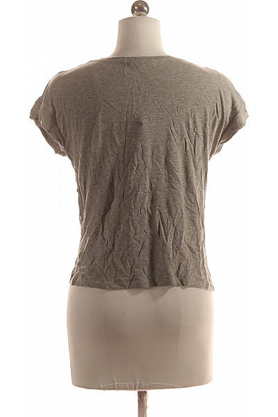 Dámské Tričko Šedé ZARA Second hand Vel. S