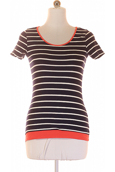 Dámské Tričko Modré Second hand Vel. M