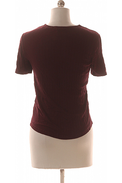 ONLY Dámské Tričko Vínová Vel. M
