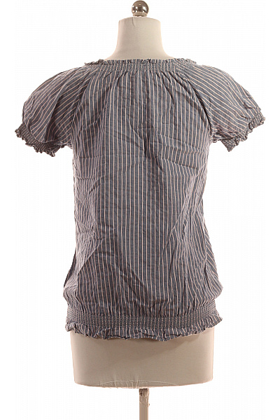 Esprit Vzorovaná  Halenka Modrá Vel. L