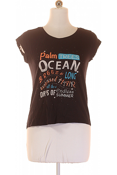 Dámské Tričko Černé Vel. M