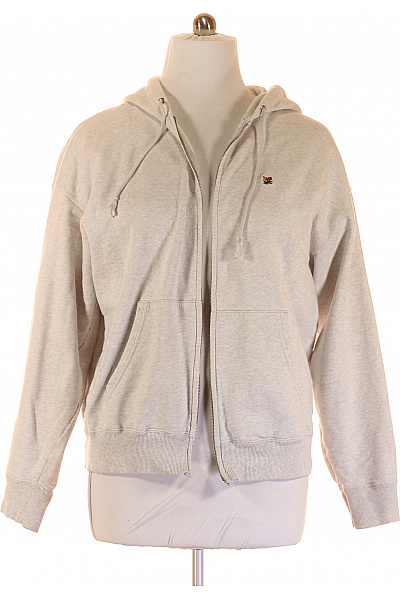 Dámská Mikina Rozepínací Šedá Vel. XL