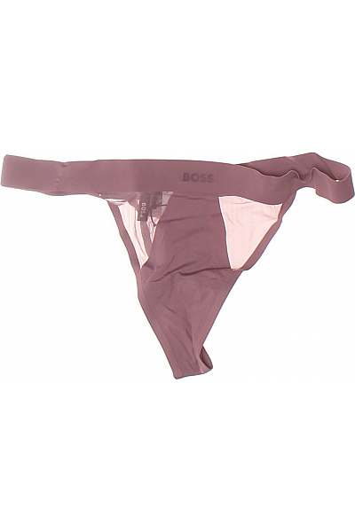 Hugo Boss Dámské Kalhotky Fialové Second Hand Vel. M