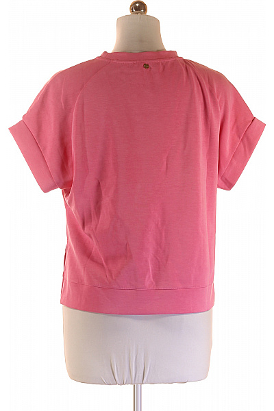 RICH&ROYAL Jednoduché Dámské Tričko Růžové