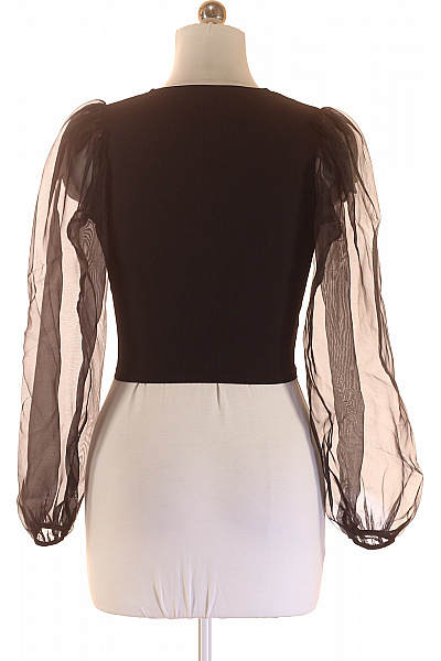  Halenka Jednobarevná Černá Bershka Vel. M | Bershka | obrázek 3