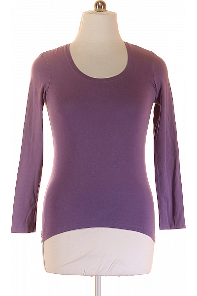 Jednoduché Dámské Tričko Fialové Esprit Vel. L