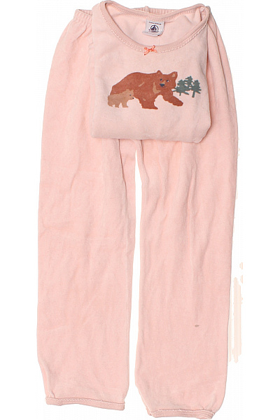 Petit-Bateau Dívčí Souprava Růžová Second Hand