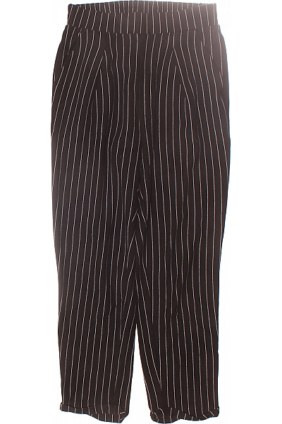 Dámské Kalhoty Rovné Černé STRADIVARIUS Vel. XS