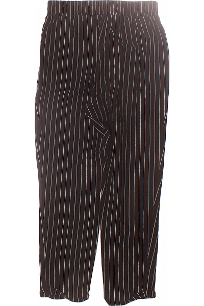 Dámské Kalhoty Rovné Černé STRADIVARIUS Vel. XS