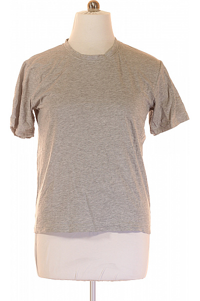 Jednoduché Pánské Tričko Šedé Vel. XL